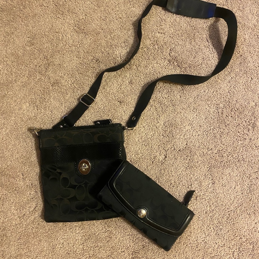 Coach Crossbody Wallet + Purse